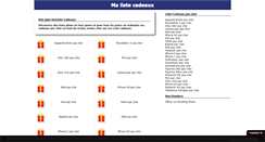 Desktop Screenshot of ma-liste-cadeaux.fr
